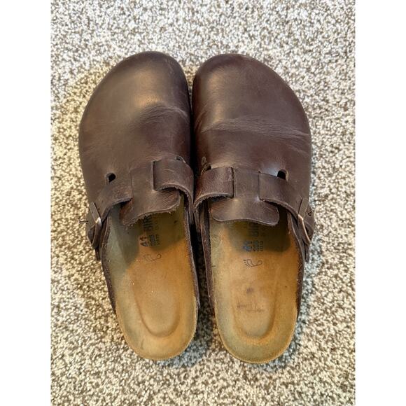 Birkenstock Unisex Boston Oiled Leather Clogs Size 41 US: W 9-9.5 M 7-7.5 - Picture 1 of 13